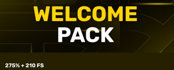 Получите до 275% + 210 FS на депозит